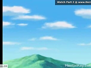 Hentai character tries anal for the first time 😳