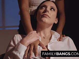 Detective milf angela white explores fantasies with her ebony step-niece assistant jenna fox.