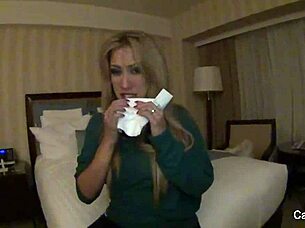 Capri Cavanni Rips Clothes Off Backstage!