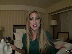 Capri Cavanni Rips Clothes Off Backstage!