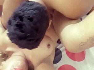 Fat Colombian Sweats During Intense Anal Fucking