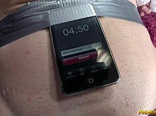 I love Trina Michaels big tits as she handjobs my big dick and makes me cum