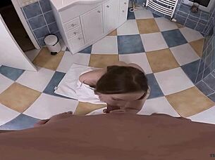 Linda Weasley BRUSHES TEETH With Sperm