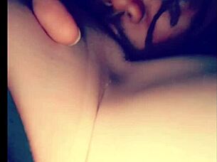 ebony slut squirts from tongue on pussy