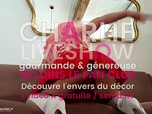 this slut uses big toys on her ass in the shower with monster cock