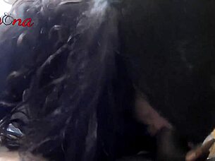 Ariel's little slut sucks my cock before I bend her over for doggystyle fucking.