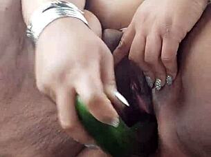 intense squirting in dodge challenger's backseat