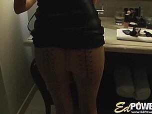 Ed powers watches alexis grace swallow pecker