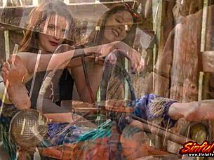 Starshine's Dirty Feet Sucked Outdoors! Hippie Girl's Toe Action!