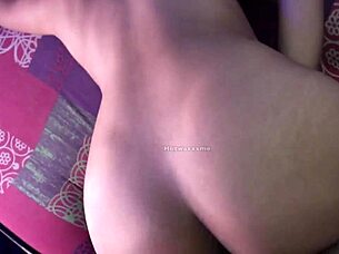 Sweet Latin girl masturbates then doggystyle fucks