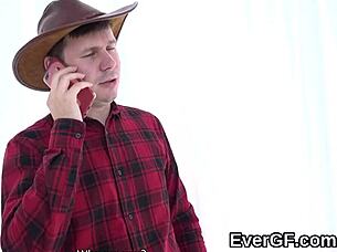 This poor guy allows his sexy friend to ride his girlfriend for dollars in hardcore group