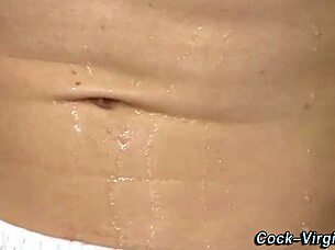 Newbie gay jocks engage in hardcore blowjob and handjob