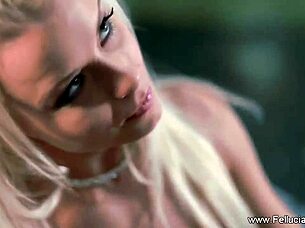 Sweet taste of sperm on lips