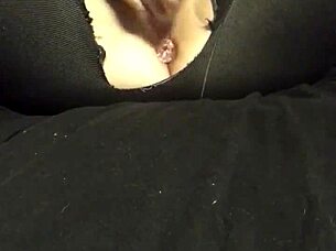 Bored wife pounds pussy and ass