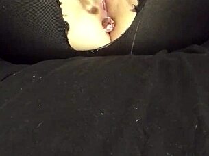 Bored wife pounds pussy and ass