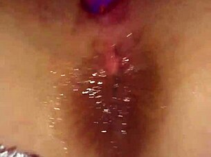 Wet wife pleasures herself lesbianly