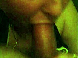 wife sucking husband's monster cock in pov while he watches wwe