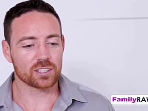 Alice Coxxx Rides Stepfather's Cock In Cowgirl