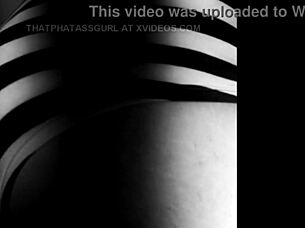 Thicc White Girl Flaunts Curvy Big Ass In Close Up Homemade