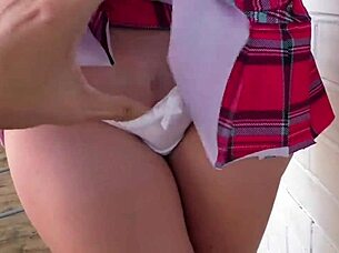 i gave advice on disciplining this depraved blonde girl by spanking her big ass hard while fucking her.