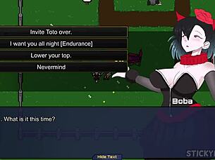 Big Tits Goth Babe Gets Pussy Wrecked In Hentai Sex Game Part 5