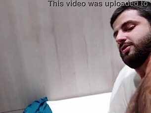 Loving Boyfriend Gives Jerk Off Instructions In Intimate Pov With His Hairy Chest And Handsome Smile.