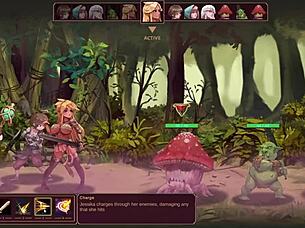 Jessica Curse Hentai Gameplay with Lesbian Masturbation and Big Tits