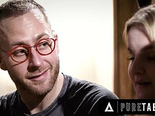 Pure Taboo freaky neighbors exploit teen Eliza Eves in a wild threesome.