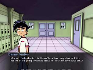 Danny Phantom in Amity Park flashing goth tits.