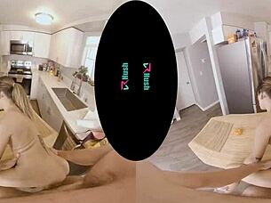 Pamela Morrison is in the kitchen, bent over, ready for a hard fuck