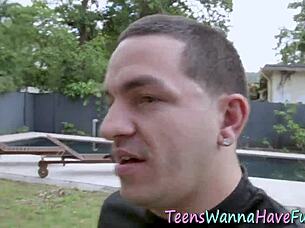 Real cock jerking teen 18+s in group