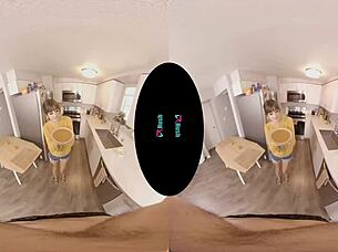 Pamela Morrison is in the kitchen, bent over, ready for a hard fuck