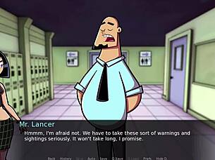 Danny Phantom in Amity Park flashing goth tits.