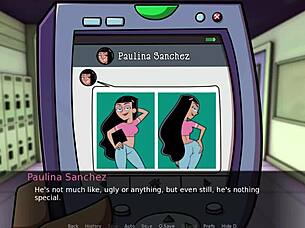 Danny Phantom in Amity Park flashing goth tits.