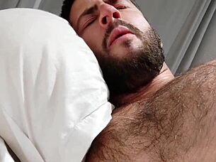 Loving Boyfriend Gives Jerk Off Instructions In Intimate Pov With His Hairy Chest And Handsome Smile.