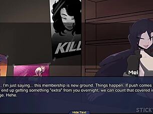 Big Tits Goth Babe Gets Pussy Wrecked In Hentai Sex Game Part 5