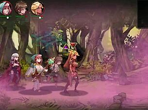 Jessica Curse Hentai Gameplay with Lesbian Masturbation and Big Tits