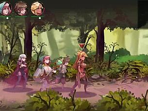 Jessica Curse Hentai Gameplay with Lesbian Masturbation and Big Tits