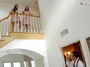 Tight Bridesmaids And Bride To Be Orgy