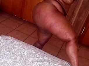 Natynicey, The Horny Babe, Masturbates While Focusing On Her Big Ass And Pussy