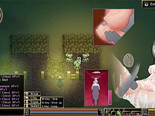 In Wings of Roldea, goblins encounter a virgin in this anime game.