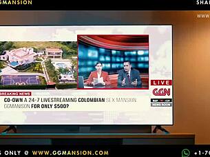 24/7 Live Show with Redheads and Brunettes at GGMansion