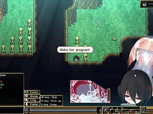 In Wings of Roldea, goblins encounter a virgin in this anime game.