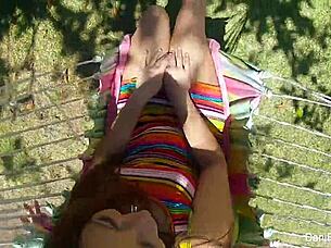 Hammock SLUTS with DANI DANIELS FUCKING