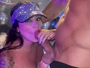 i suckt the sexiest dancer's cock at the party - sara blonde and duncan saint