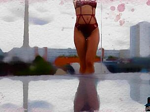 Petite Latina Teen 18+ Model Blonde Toni Maria Solo Striptease For Playboy