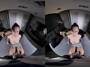Dark room vr - shh we are cumming