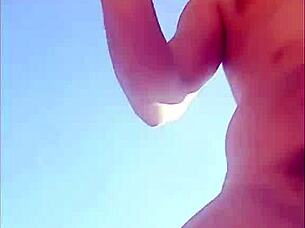 Teen 18+ College Friend Rides Ass In Outdoor Hentai