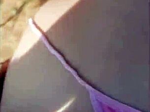 Teen 18+ College Friend Rides Ass In Outdoor Hentai