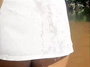 Teen 18+ College Friend Rides Ass In Outdoor Hentai